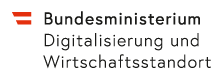 Logo Bundesministerium Digitalisierung Wirtschaftsstandort
